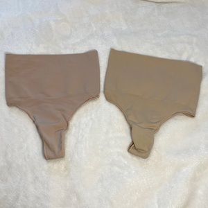 SKIMS Sculpting Core Control Thong 2 Piece Bundle Set - NWOT